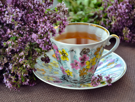 Lavendel Bild Tee Schlaf