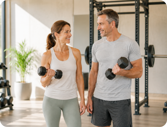 Creatine and Strength Performance in Older Adults, Partner Workout