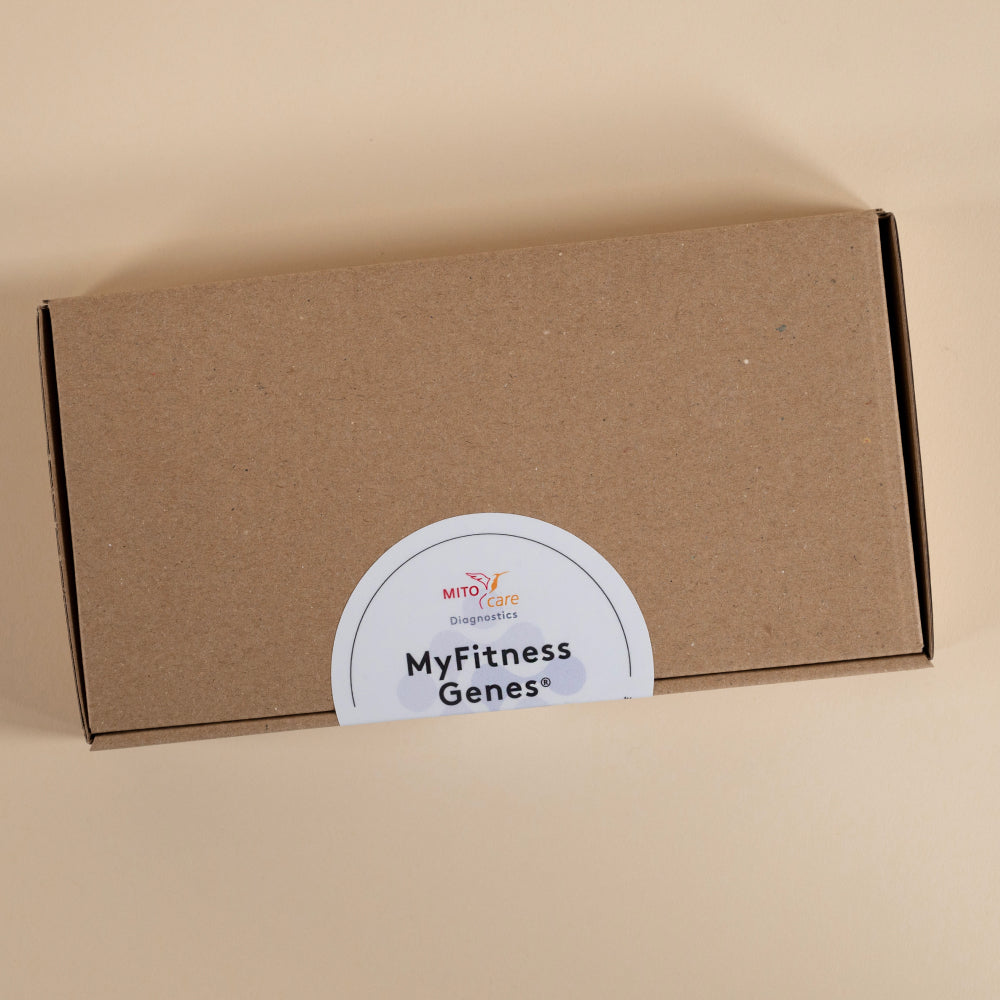 MyFitnessGenes, Test, Gentest, Verpackung für Test von sportlichen Bedürfnissen