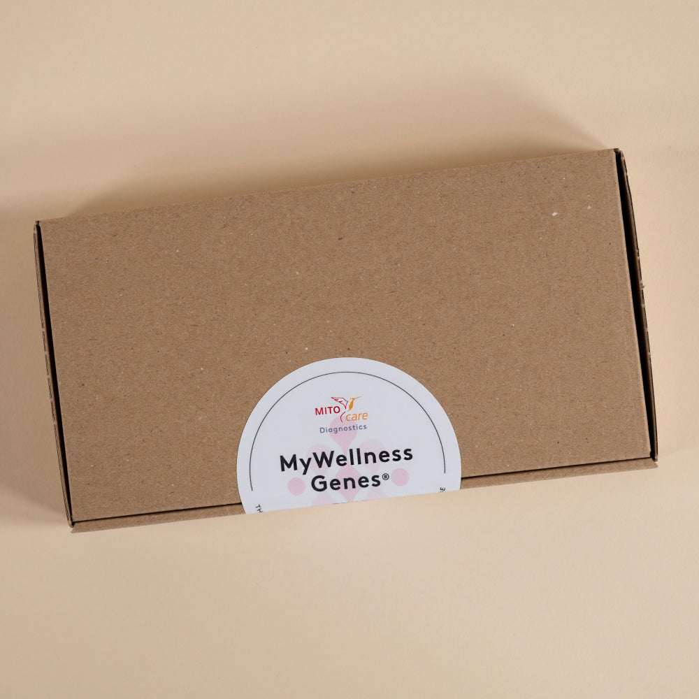 MyWellnessGenes Gentest Packung Testkid MITOcare zur Erfassung der Vitamine und Mineralien