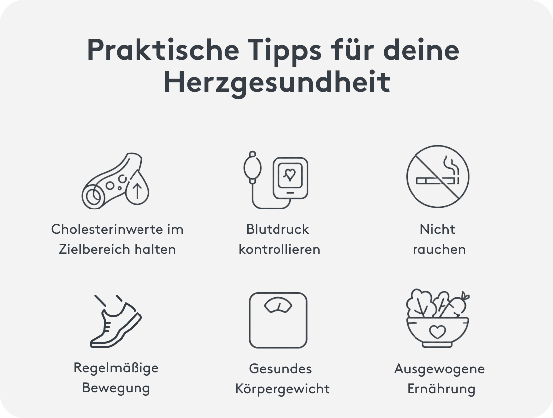 7 praktische Tipps für Herzgesundheit