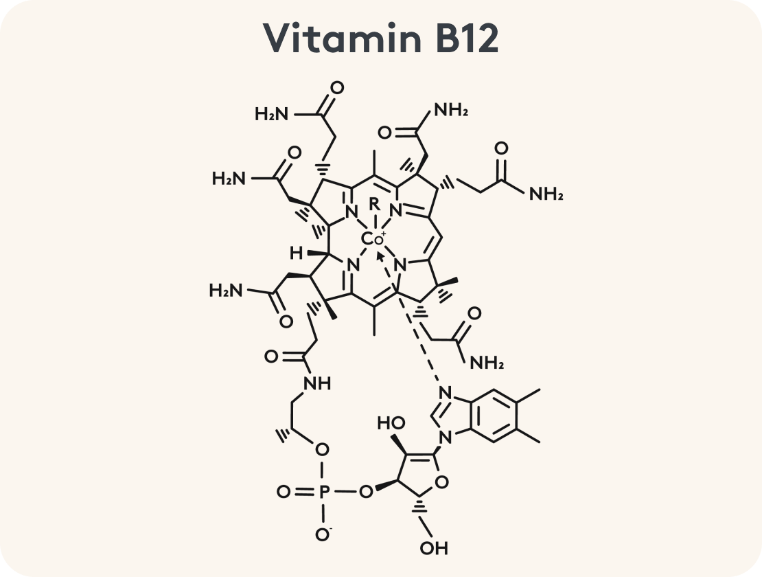 Vitamin B12, Aufbau, was ist vitamin b12, Bild