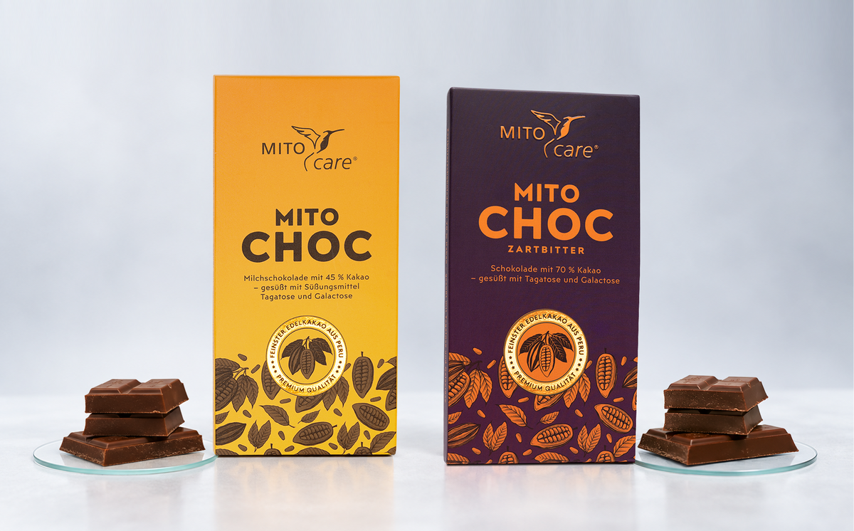 MITOchoc, Schokolade ohne Zucker, zuckerfreie Schokolade